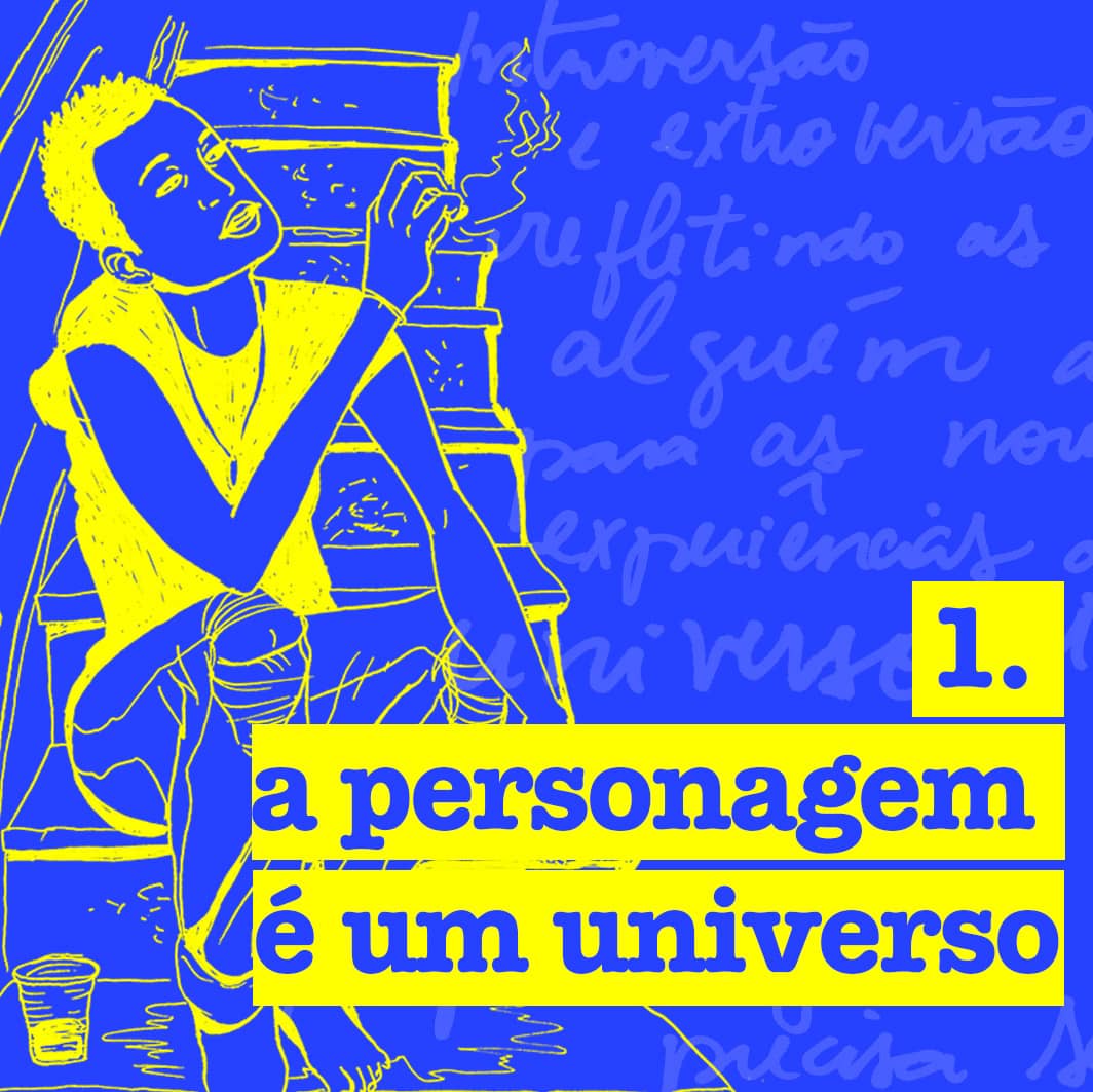 1. a personagem é um universo